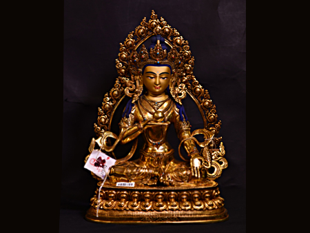 地藏王鎏金35cm佛像