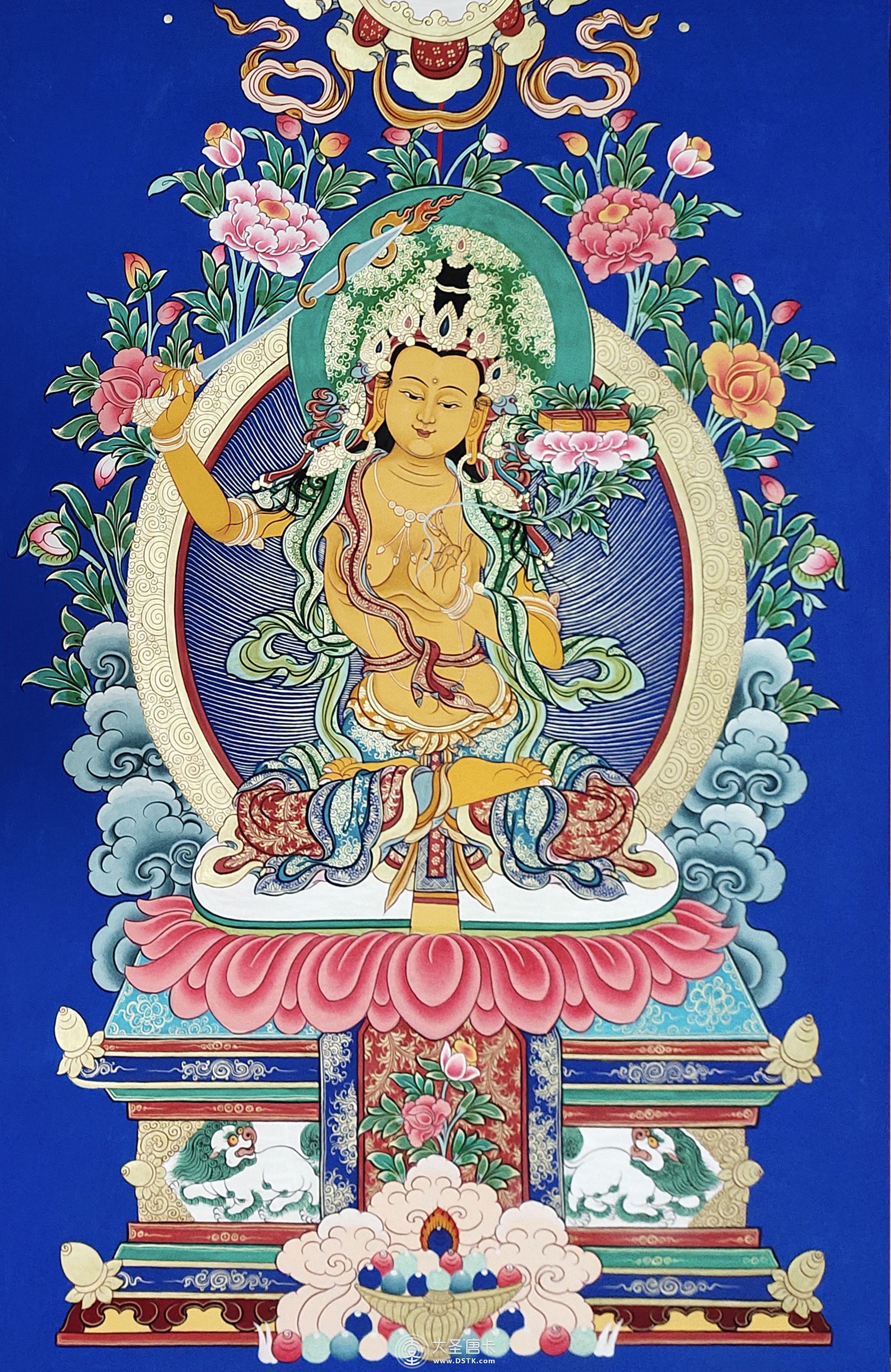 文殊菩萨60×40cm